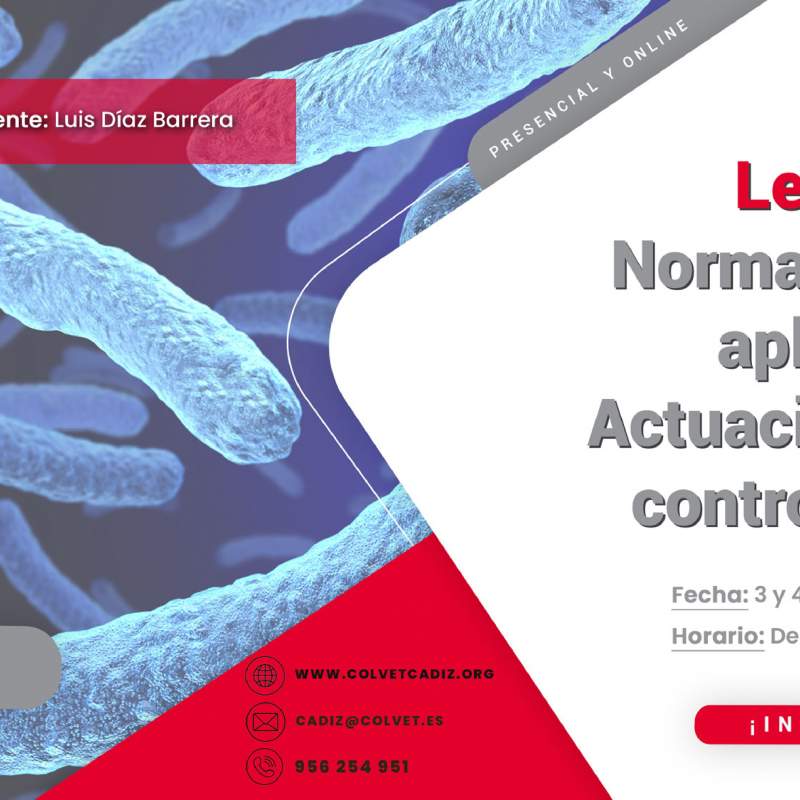 Legionella. Normativas de aplicación. Actuaciones de Control Oficial