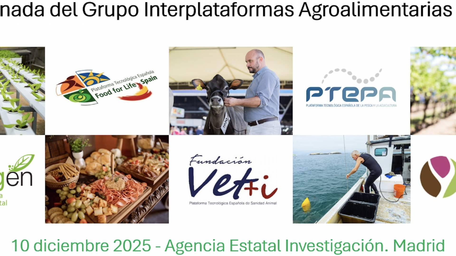 Sanidad Animal en la III Jornada del Grupo Interplataformas Agroalimentarias
