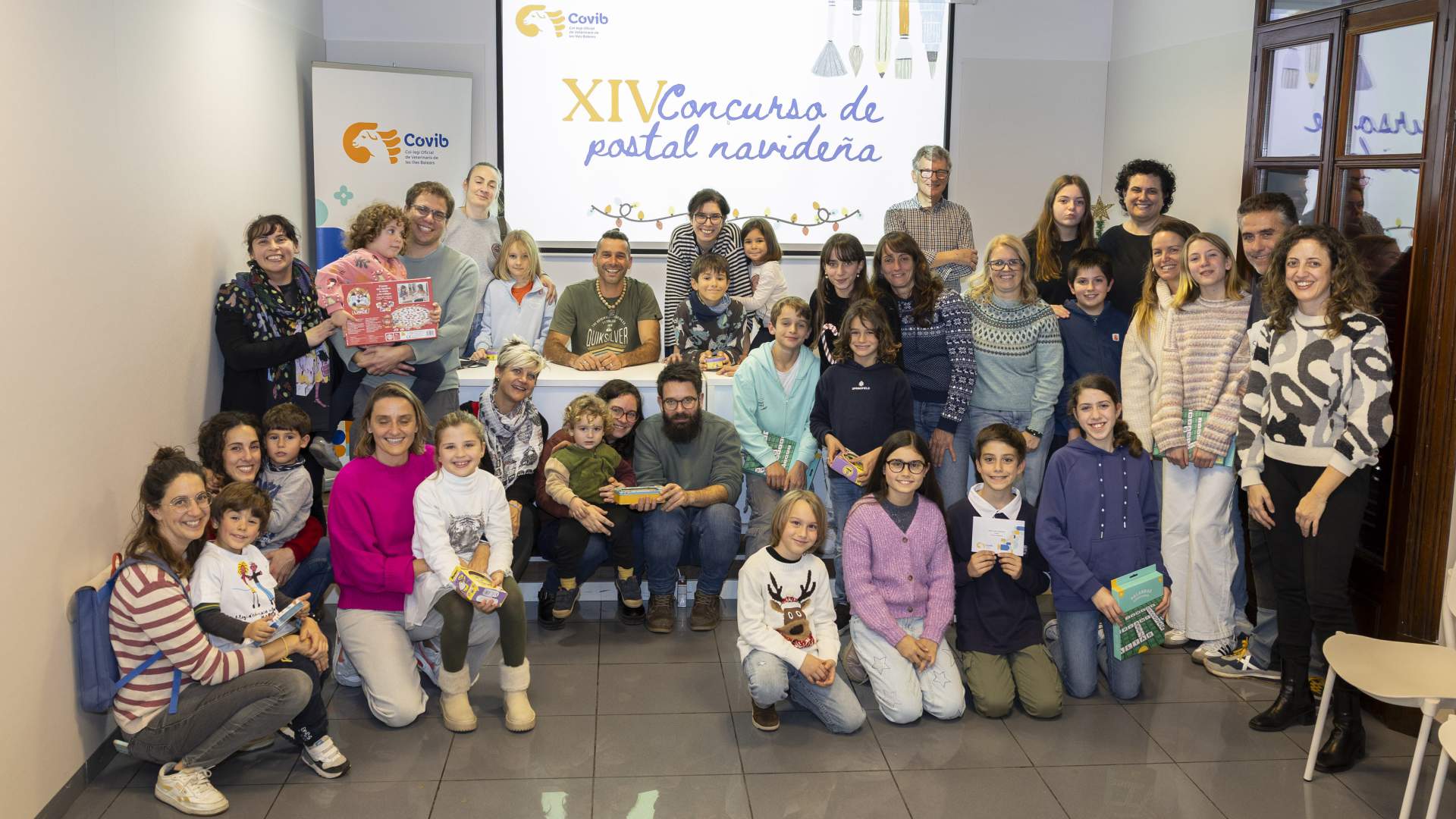 El COVIB celebra la XIV edición de su Concurso de Dibujos de Navidad con una elevada participación