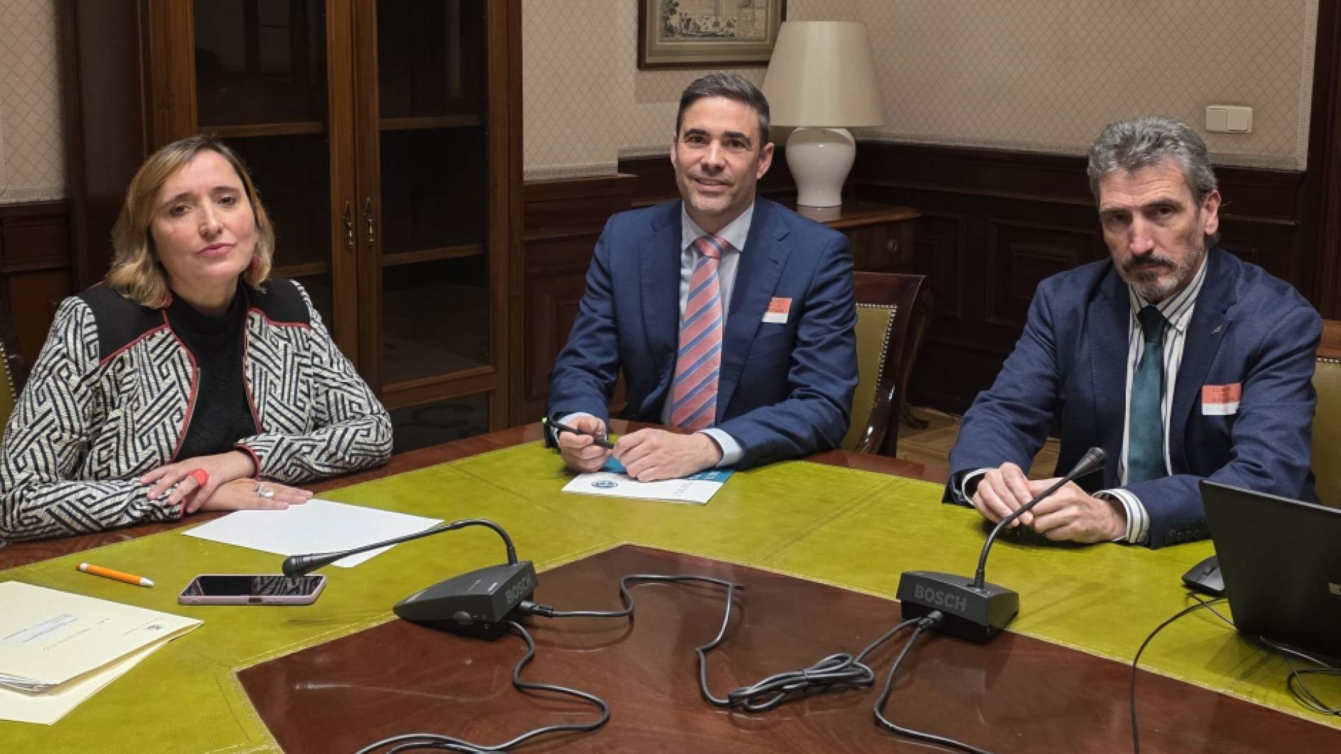 Reunión Congreso de los Diputados con la portavoz del grupo parlamentario de Sumar en el ámbito de Sanidad, Alda Recas