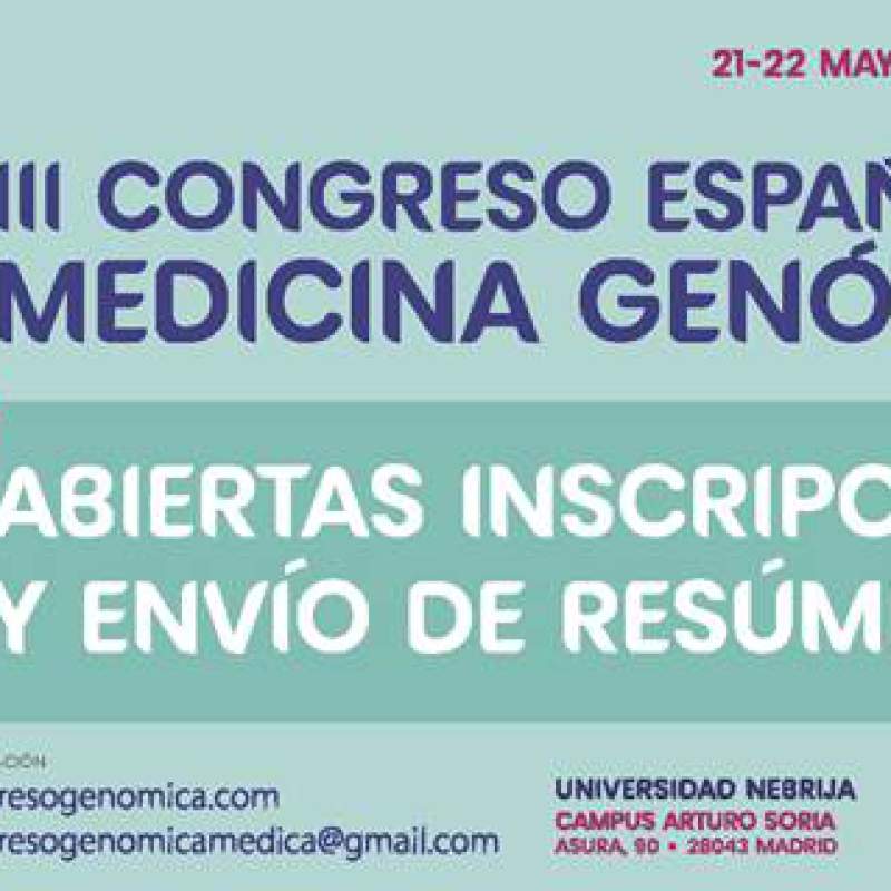 III Congreso Español de Medicina Genómica