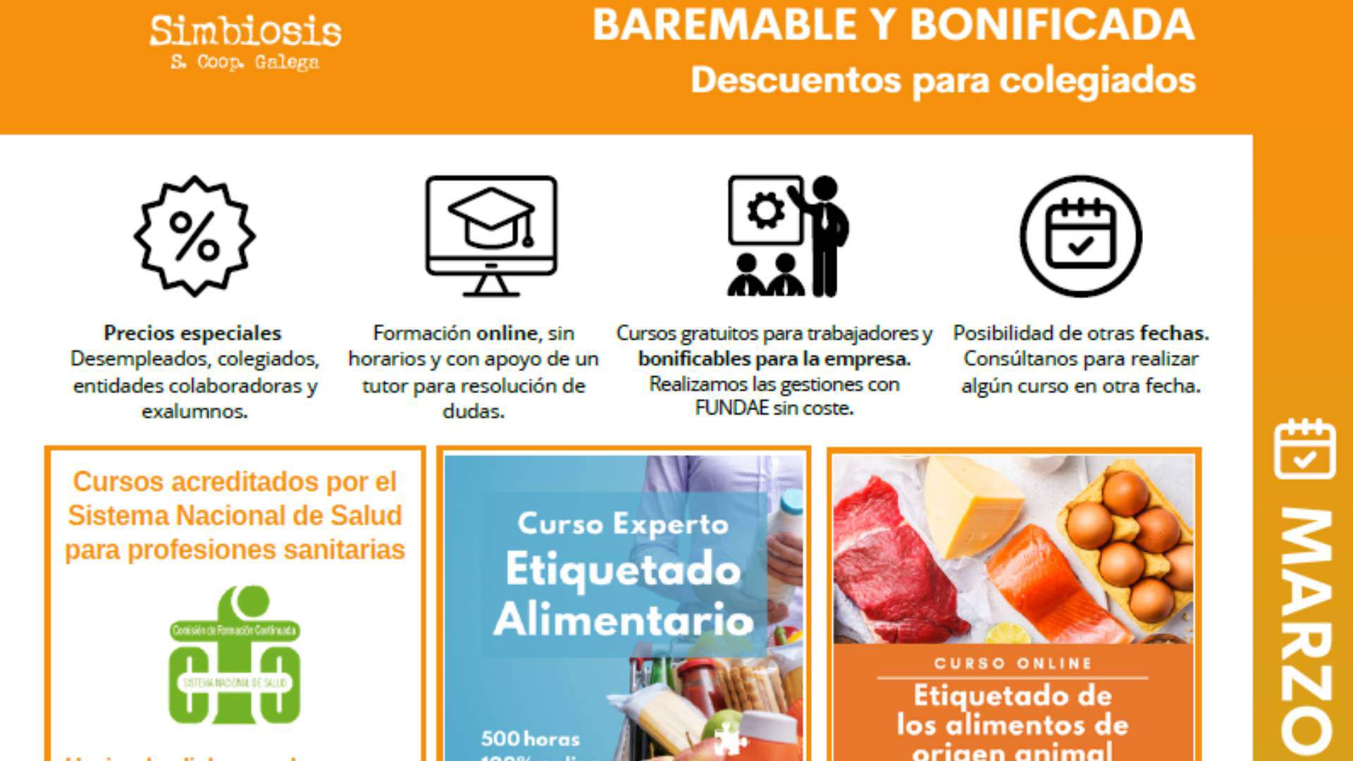 Cursos simbiosis Marzo 2026