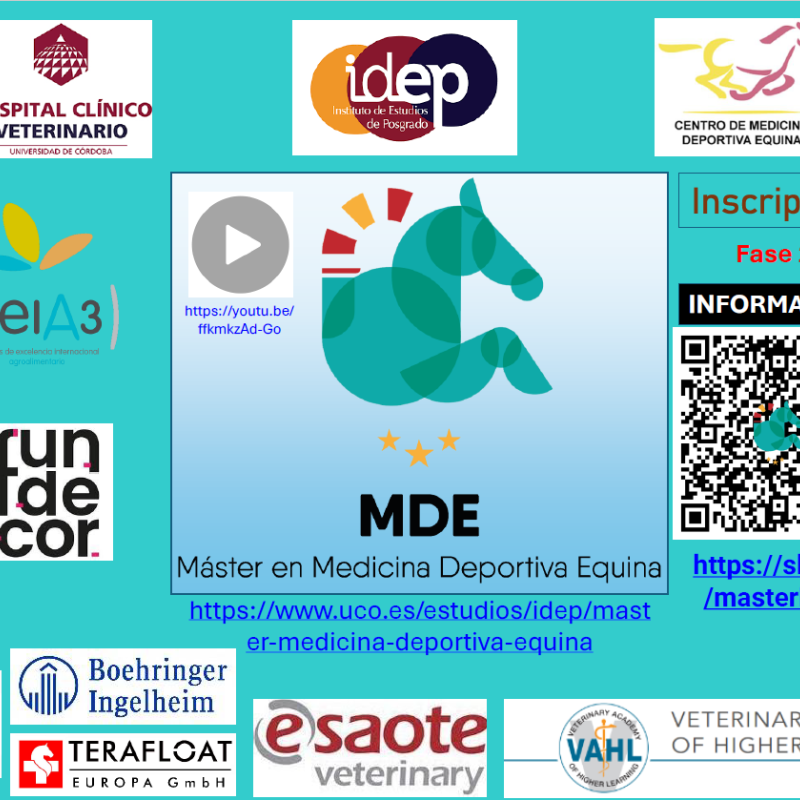 9ª edición Máster Medicina Deportiva Equina Córdoba