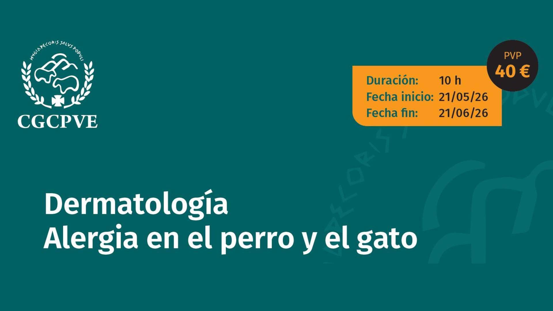 Dermatología. Alergia en el perro y el gato