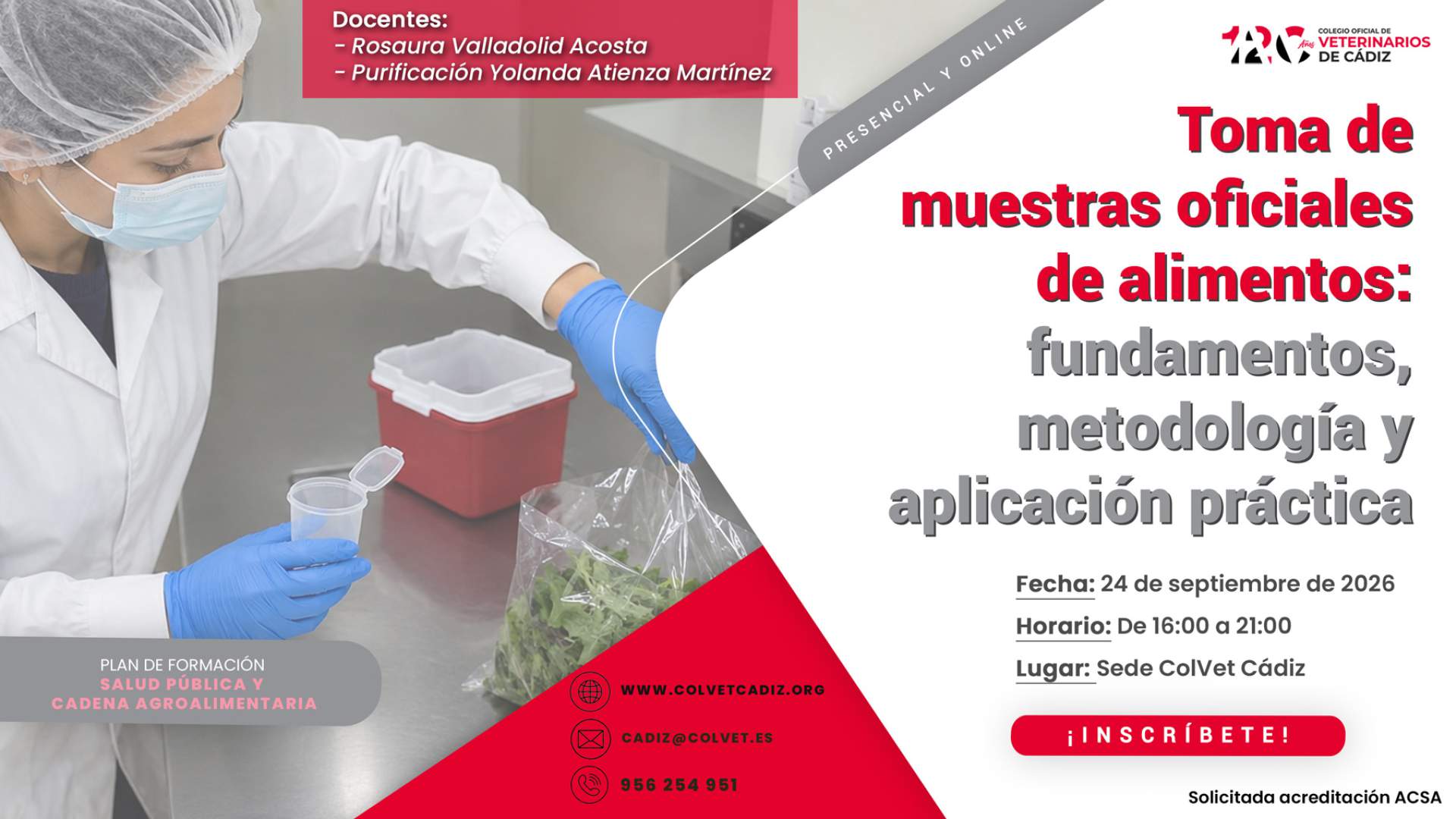 Toma de muestras oficiales de alimentos: fundamentos, metodología y aplicación práctica