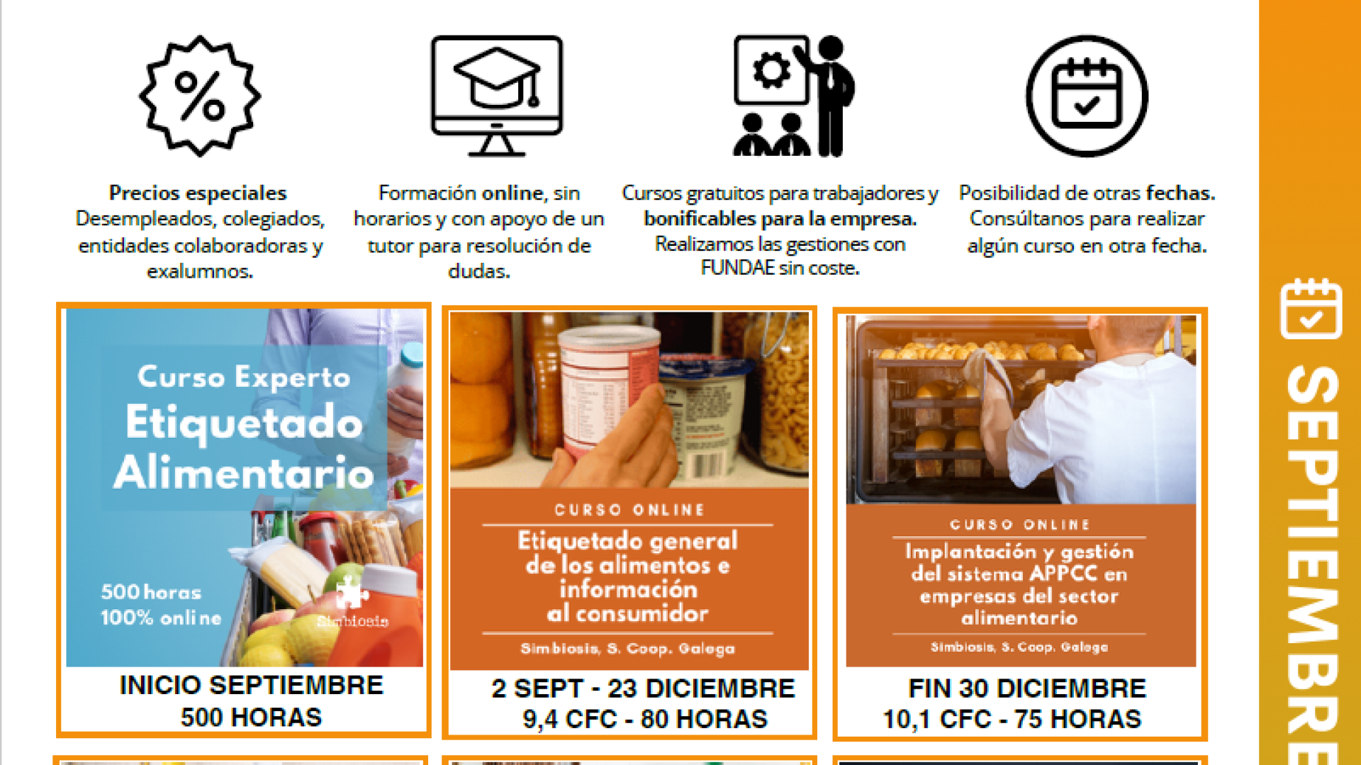 Cursos simbiosis Septiembre 2026