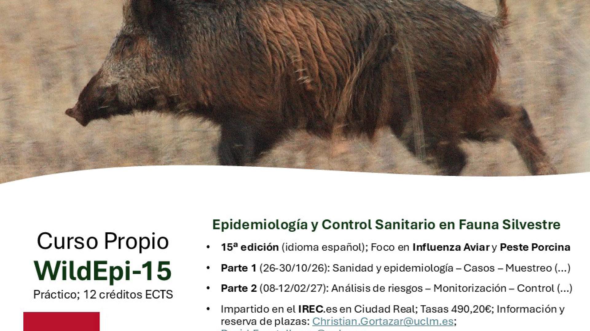 Epidemiología y Control de Enfermedades en Fauna Silvestre
